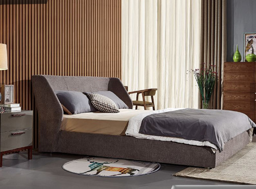 Китай Прочным кровать обитая двойником, общее пользование домашней машинной плиты ткани мебели поставщик