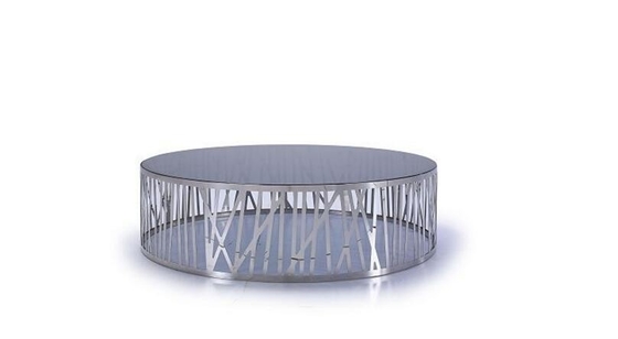 Китай СГС современного дизайна 1400 * 700 * 350мм стеклянной разбивочной таблицы ног металла серый круглый поставщик