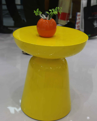 Китай СГС желтого журнального стола металла Арсилик круглого небольшой крытый ориентированный на заказчика поставщик