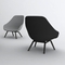Кресло для отдыха с деревянными ногами, кресло для отдыха сена ткани современной мебели низкое поставщик