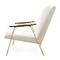 Кресло для отдыха Инмар живущей комнаты, современные стулья мебели с ногой золота Шампани поставщик