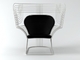 На открытом воздухе мебель легкого стула связи выставочного зала с залакированным стальным дизайном Тома Диксон поставщик