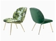 Функция отдыха кресла для отдыха стеклоткани жука с СГС ноги металла Kроме поставщик
