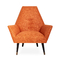 Оранжевое кресло для отдыха стеклоткани Сорренто для комнаты кофе с рамкой металла поставщик